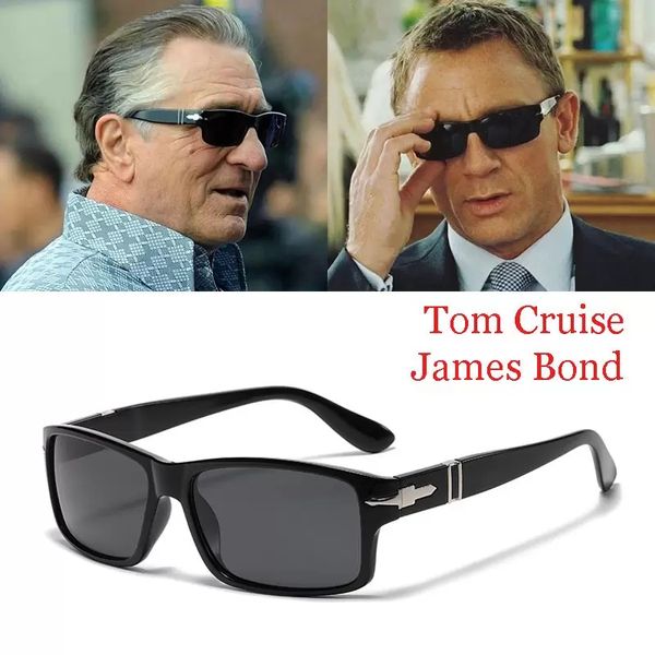 Moda James Bond 007 Estilo vintage Gafas Hombres Gafas de sol polarizadas Piloto Gafas de sol clásicas Oculos De Sol Masculino 650