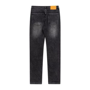 Mode Jeans heren lente nieuw slim fit Gewassen Recht Metaal leren label elastisch kleine voeten trend Europees station Skinny broek groothandel Jeans Maat 29-40 paars