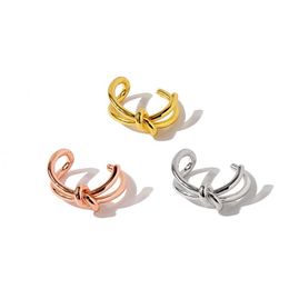 Bijoux fantaisie en titane 316L, anneaux d'ouverture de nœud métallique réglables, or rose, argent, double cœur, bague féminine pour femme 209S