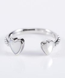 Fashion Jewelry 925 Silver Crystal rovski Simple Wild Love Open Ring Fit Women's and Women's Mother's Day Gifts5686460