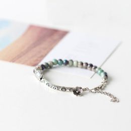 Mode-bijoux bracelets de perles en céramique bracelets de fleurs de poisson bracelets de tissage faits à la main simples pour les femmes mode chaude