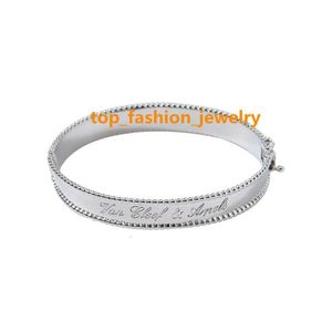 Bijoux de mode trèfle à quatre feuilles géométrique couleur or Rose Zircon Bracelet en acier inoxydable Bracelet en gros livraison directe Dhy3A