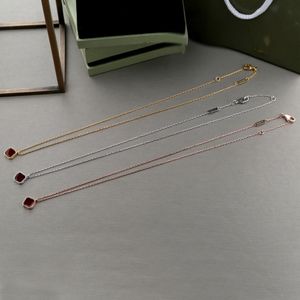 Mode sieraden touw ketting klaver ketting klaver kettingen Jewlery Designer ketens gouden sieraden Link Collier Designer Colliers Clover Pendant Hangers