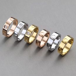 mode-sieraden trouwringen voor vrouwen groothandel gouden ringen ontwerper luxe diamanten ring unisex band ring paar verlovingsliefhebber luxe ringen