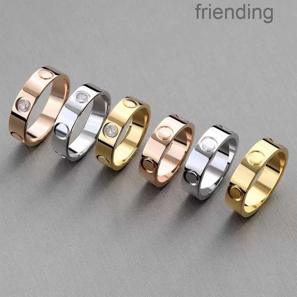 bijoux de mode bagues de mariage pour femmes en gros bagues en or designer bague de luxe en diamant unisexe bague de fiançailles couple amant de fiançailles bagues de luxe GTEA