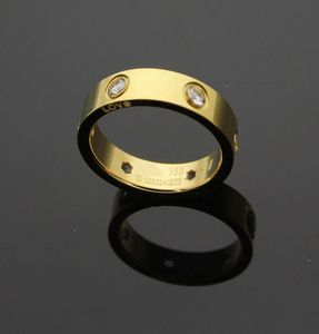 Fashion Jewerly 316L Titanium Steel 18K Rose Gold Plated Sis Love Ring For Women Man Wedding Rague 18K Gold Bijoux fin 2146958