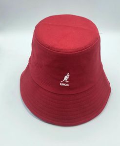 Fashion Kangaroo Flattop Fisherman Hat Visor Basin Basin Caps Coton Tissu Bucket Bucket Super Fire Men and Women CastHat Populaire en EU8727126