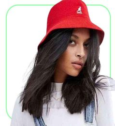 Mode kangol kangaroo broderie marque pêcheur hatte dôme serviette femmes039 baquet hatt panama lady cap internet célébrité bob 1224139