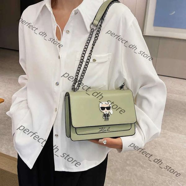 Mode Karl Lagerfield Nouveau sac à bandoulière créatif coréen Chaîne Small Square Luxury Designer Cross Body Sacs Femmes Femmes 562