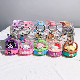 Fashion Kawaii Cat Styles Character Sieraden Keychains Backpack Car Fashion Key Ring Accessories Kids Gift