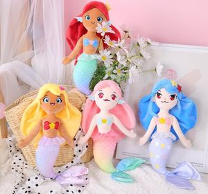 Fashion Kawaii Mermaid Lil Plush Toy PP Cotton Catoon Character Charef Poll Festival Gift Pillow Kids speelgoed