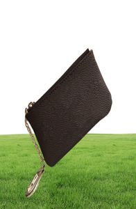 Fashion Key Sac Sac Coin Keychain Whole Leather Portefeuille pour femmes portefeuille courte du portefeuille Femme Pourse Classic Zipper Pocket 625294279
