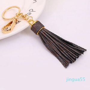 Mode Key Chain Accessories Women Tassel Key Ring Leer Snake Skak Design CAR Keychain Sieraden Charm Bag