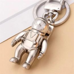 Mode Keychains Luxury Lanyards Designer Keychain Solid Color Robot Key Chain Men Classic Car Keychains Women Bag Pendant accessoires