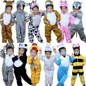 Mode-kinderen dieren kostuum giraffe bee zebra aap paard anime cosplay jumpsuits kleding hallowmas kostuum carnaval feest verjaardag