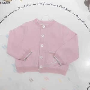 Cardigan à manches longues pour enfants, joli pull rose pour bébé, taille 73 à 150, veste tricotée pour nourrissons, Dec20