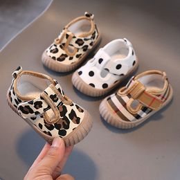Mode enfants chaussures décontractées semelle souple bébé chaussures automne enfants toile chaussures pour filles garçons enfant en bas âge chaussures de marche