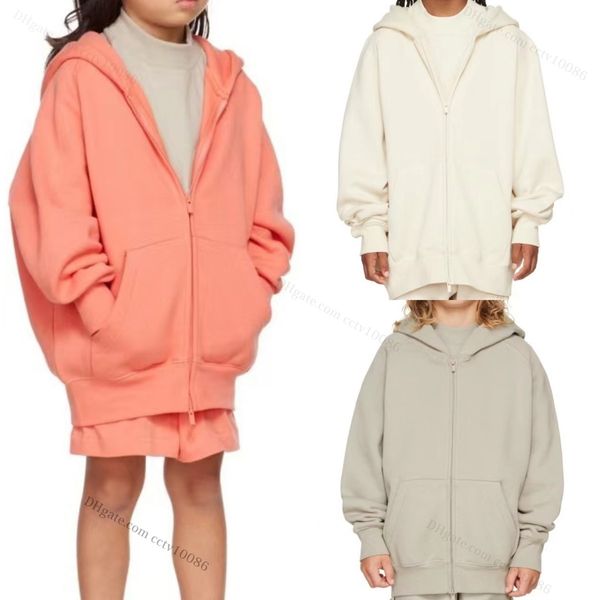 ess Ropa para niños Niños Suéter con capucha Chaqueta Sudaderas con capucha Niñas Sudadera de felpa Diseñador de letras Niños pequeños Top Abrigo suelto Niños Jóvenes Ropa exterior Ropa con capucha para niños