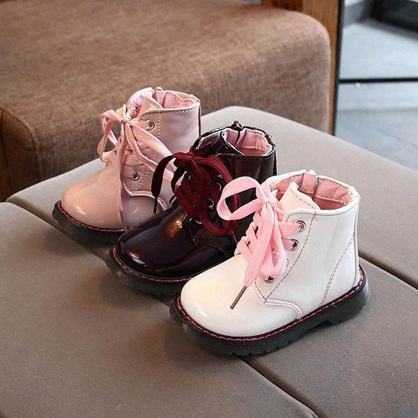 Moda niños zapatos princesa niñas martin botas diseñador bebé niño pequeño al por menor 68MN #