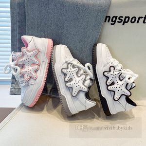 Moda niños estrellas zapatillas niños niñas estrella de mar zapatos casuales transpirables niños antideslizante fondo suave zapatos de skate Z6803