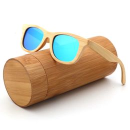 Fashion Kids Travel Gafas de sol de madera Polarizado de bambú de bambú de bambú UV400 Eyewear de marco de seguridad flexible para niño y niña 240412