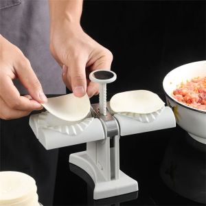 Fashion kitchenware mini trendy automatic dumpling making machine use convenient picnic portable home kitchen accessories durable JY17