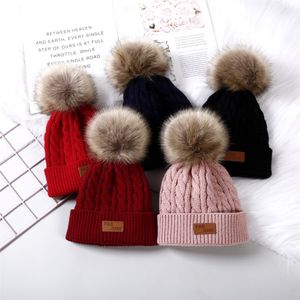 Mode gebreide muts voor mannen vrouwen winter warm dikke dikke hoeden met fleece zachte stretch kabel acryl cap breanie gierige rand hoed