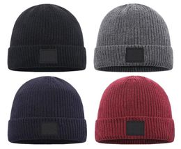 Mode tricoté chapeau hommes femmes hiver Beanie bonne qualité crâne casquettes décontracté Bonnet pêcheur Gorro épais Skullies tricot casquette Classi4246256