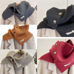 Mode Corée Visage faire écharpe hiver cache-cou designer doux chaud luxe écharpes écharpe rembourrée méthodes de port multiples pour femmes filles cadeau couleur unie