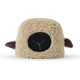 Mode coréenne design casquettes chaud en peluche pêcheur chapeau hiver épaissi femmes laine seau chapeaux drôle doux en peluche mouton bonnet casquette masques de ski en plein air