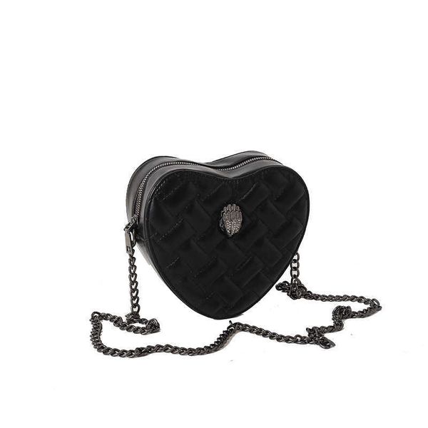 Fashion Kurt Geiger Handbags mini diseñador Bolso de corazón Bolsas para mujeres Bolsos para mujeres Classic en forma de amor Vintage Chian Cuero Noche de caramelo Crossbody Zipper 211