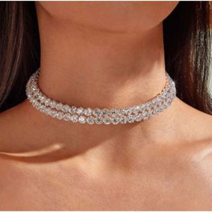 Fashion Lab Grown Diamond Necklace Sieraden IGI-certificering Rond Briljant Geslepen Goud Groothandel Bulkprijs Dames