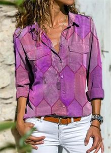 Fashion dames shirt groot formaat casual vrouw rapel lange mouw vrouwen 220809