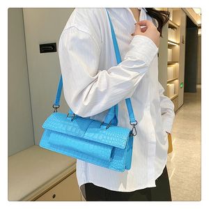 Mode dames schoudertas nieuwe portemonnees en handtassen Hoge kwaliteit PU steenpatroon crossbody tas voor dames oksel clutch bag