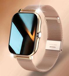 Fashion Ladies Smart Watch Bluetooth Oproep Volledig touchscreen horloges waterdichte sportfitnesstracker 2021 Nieuw Smart Watch Dames298511226