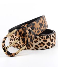 Fashion Lady Belts Leopard Designer Cow Real Leather Belt for Women Luxury Belt for Men Women74330929956052