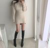 Fashion Lady Knit One Piece Robe Pull Casual Designer Sweater Twisted Femmes