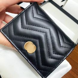 Fashion Lady Marmont portefeuille monnaie sac à l'autre porte-pochette de poche porte-poche à mode matelassé en cuir matelassé