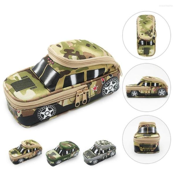 Mode de grande capacité crayon SUV Camouflage toile de voiture de voiture sacs de voiture créatives