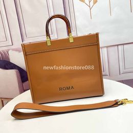 Mode grote draagtas designer tassen handtas lederen luxe bakken reli￫f letters shopper crossbody tassen portemonnee tweekleurig klassiek winkelzak afneembaar 001