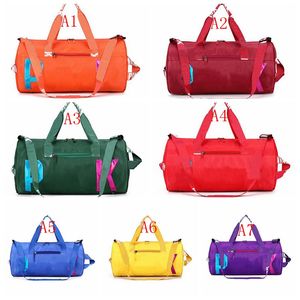 Bolsas de lona unisex grandes capacidad impermeable yoga reflectante bolsas para equipaje de equipaje láser deportes de fin de semana