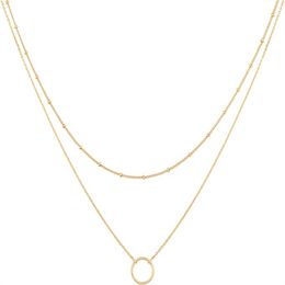 mode gelaagde hart ketting hanger Handgemaakte trendy 18k vergulde gouden choker pijlpijl kraagketting gelaagdheid ketting voor vrouwen sierlijk