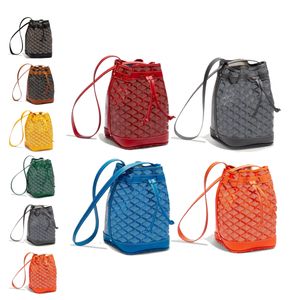 Petit flot l mode ontwerper lederen bucket tas hoge capaciteit schouderhandtassen koele heren koppeling drawstring tas portemonnees luxe dames kruislichaam overnachttas tassen