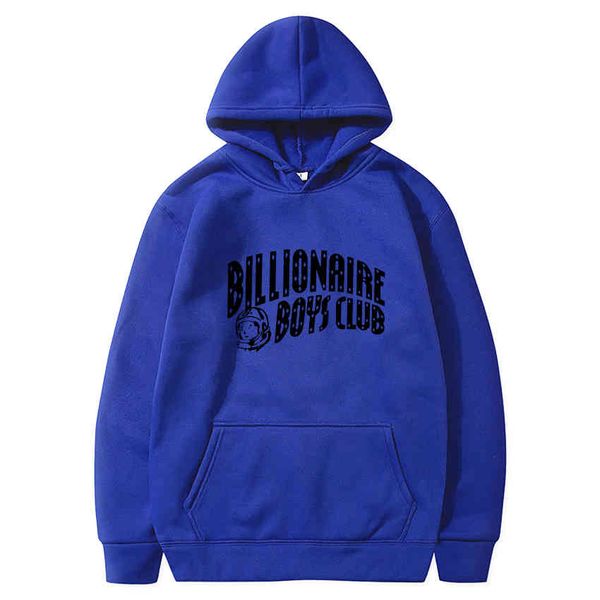 Moda Carta Imprimir Billionaire Boy Club Sudadera Sudaderas con capucha para hombres y mujeres Calle Adolescente Marea Ropa deportiva Sudadera con capucha unisex Ropa Hop 412