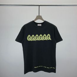 Letras de moda Camiseta de diseñador de algodón Mujeres Menores Camiseta gráfica Ropa de camiseta de manga corta Gráficos Gráficos Letras simples G6