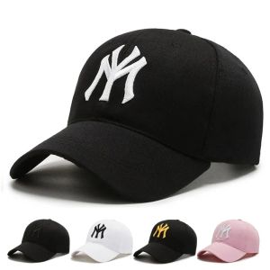 Lettres de mode broderie casquettes de baseball femmes hommes casquette snapback femme mâle visières chapeau de soleil unisexe réglable coton camionneur chapeaux