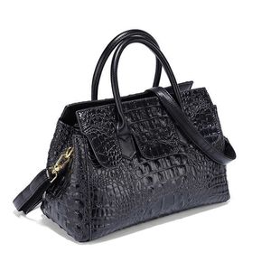 Mode léger luxe mode Boston sac à bandoulière Crocodile fourre-tout grand sac 022724a