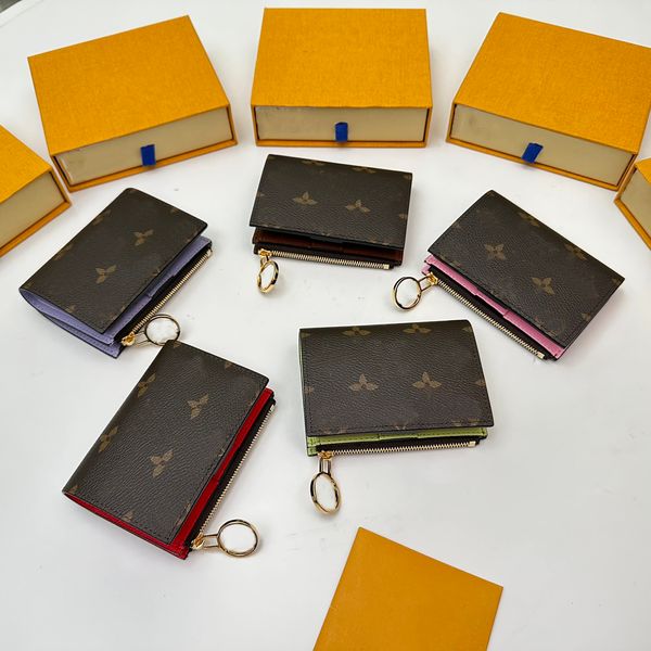Mode Lisa portefeuille miroir qualité clé pochette concepteur pochette porte-monnaie porte-carte de crédit femmes luxe en cuir rabat sac à main