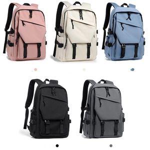 Fashion LL Sac à dos de mode en plein air Sac à dos Capacité Étudiant Trend Backpack High School College Couple Sac Sac Large Simple Outdoor SP JJFS