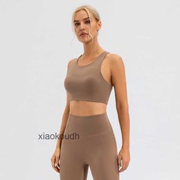 Fashion LL-Tops Sexy Women Yoga Sport Underwear Sport BH voor naakte schokbestendige mooie back-verzameling hoge sterkte fitness